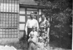 Max Pauly, commandant of the Stutthof concentration camp, with his wife and children in front of their house in Gdańsk-Wrzeszcz. Photograph taken between 1939 and 1942. (IPN)